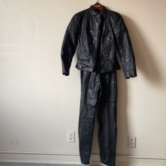 Vintage Harley Davidson Leather motorcycle Suit - size xs (9) - Picture 4 of 12